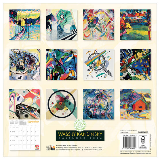 Wassilly Kandinsky 2024 wall calendar Calendars Tate Shop Tate